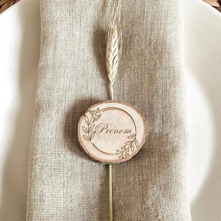 Marque Place Bois Mariage