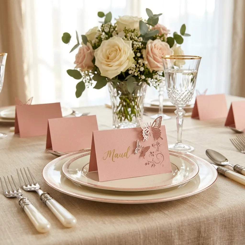 Marque Place Mariage Romantique Unique