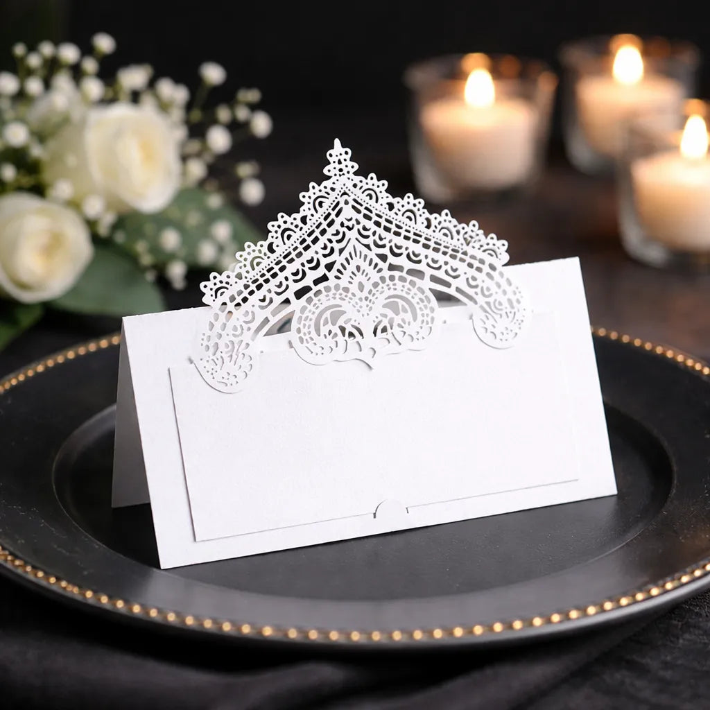 Marque Place Mariage en Carton Stylé