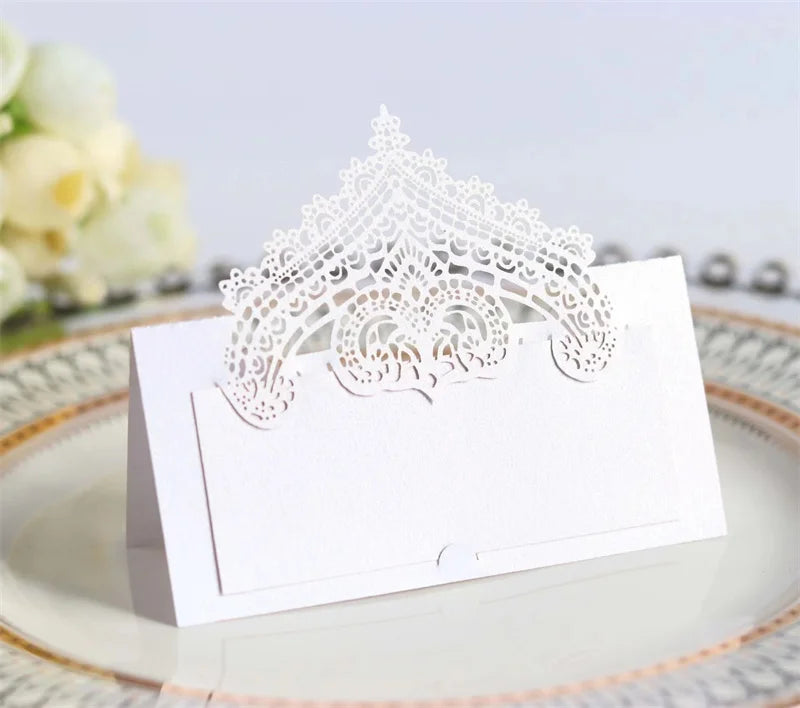 Marque Place Mariage en Carton Stylé Chic