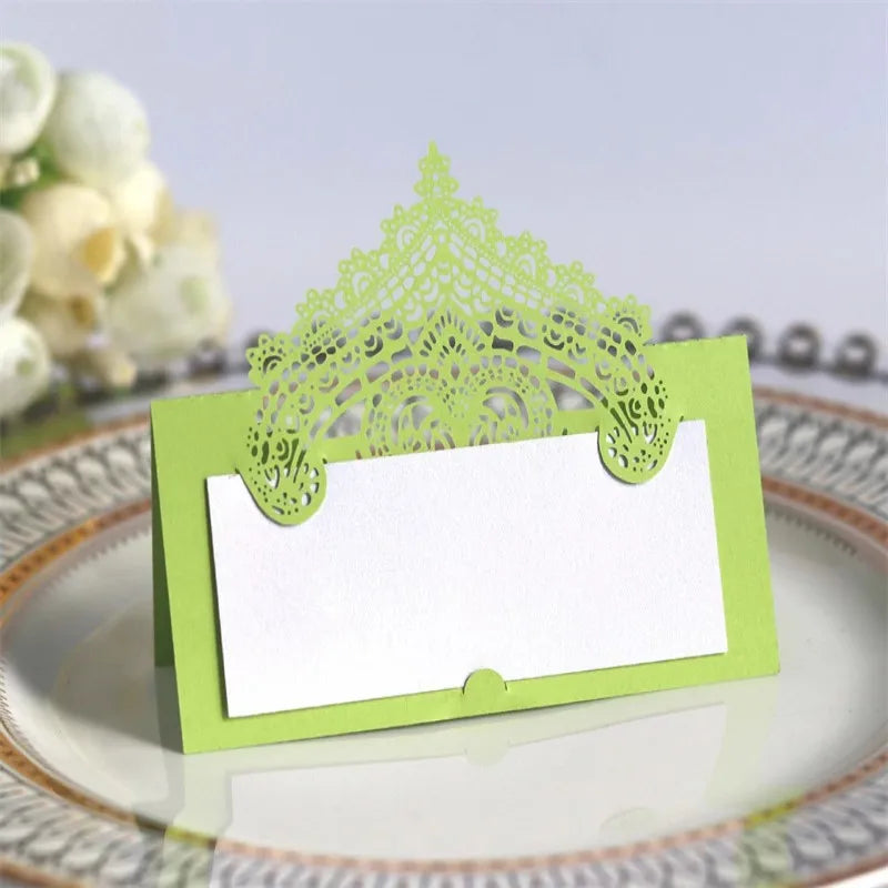 Marque Place Mariage en Carton de Qualité Chic