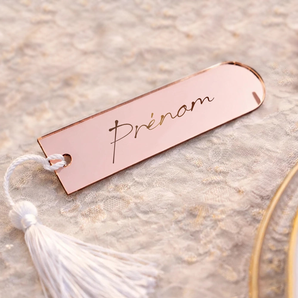 Marque Place Personnalisable Design Rose Gold