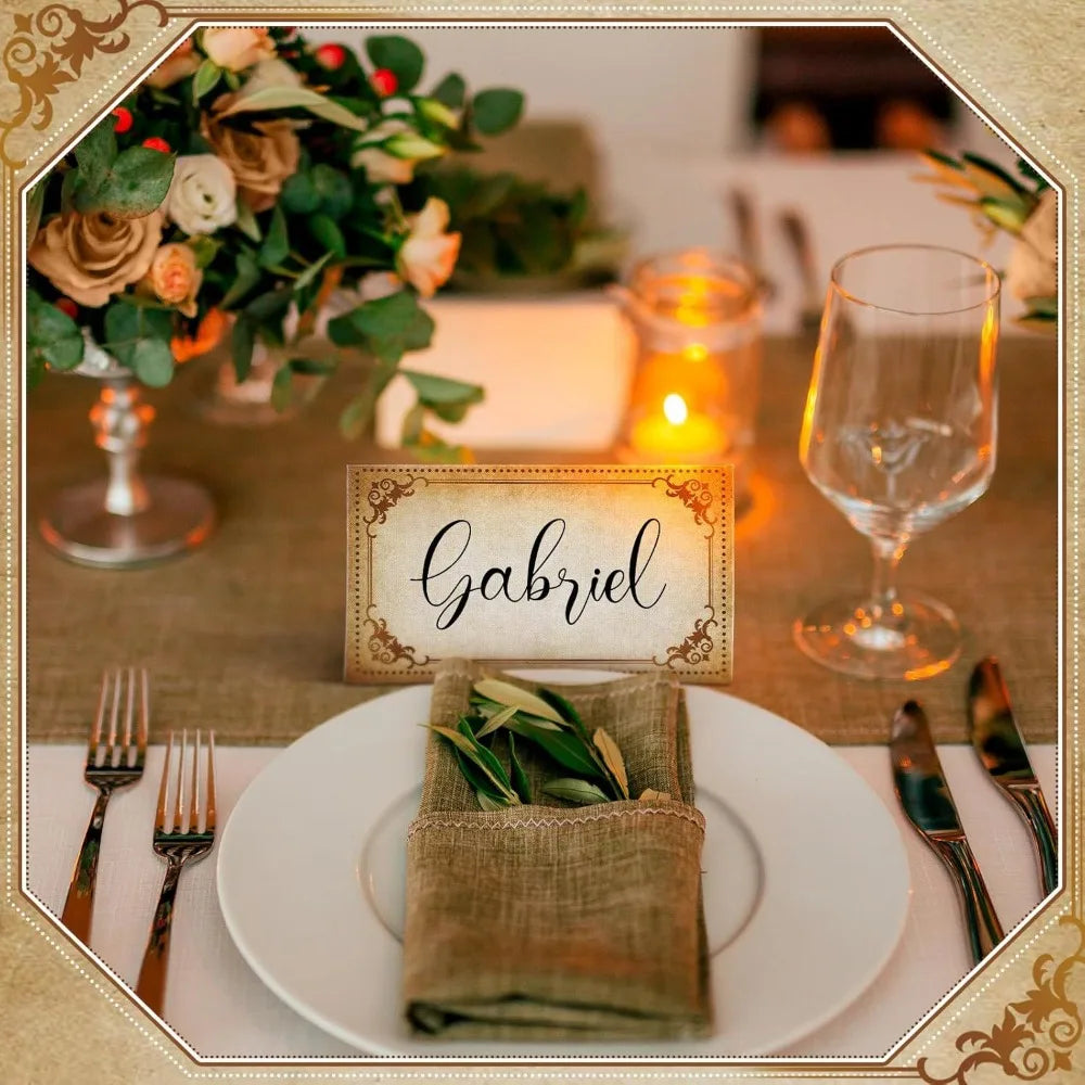 Marque Place Vintage Mariage