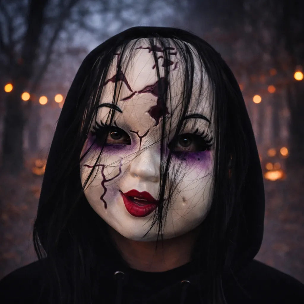 Masque Halloween Poupée Terrifiante