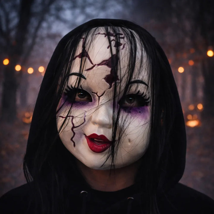 Masque Halloween Poupée Terrifiante