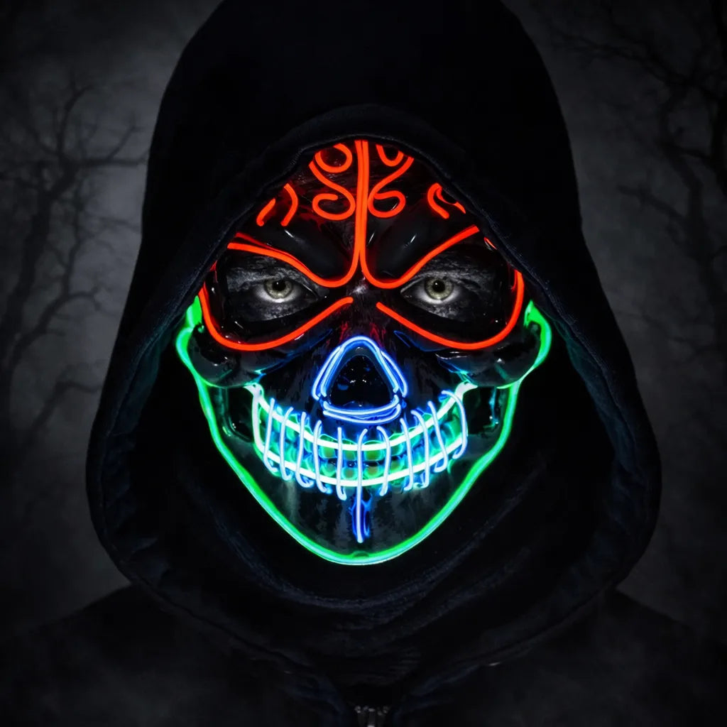 Masque Tête de Mort LED