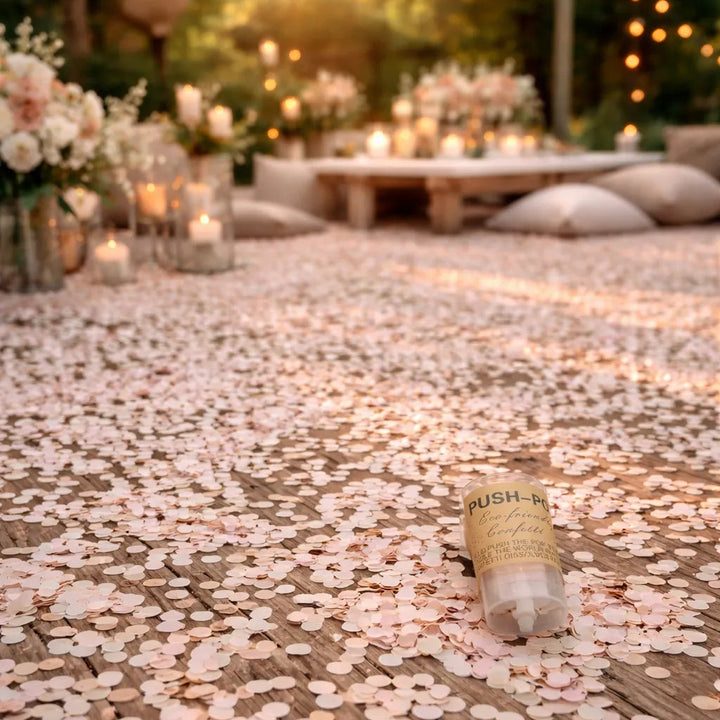 Mini Canon Push Up Confettis Roses