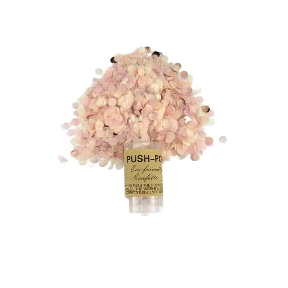 Mini Canon Push Up Confettis Roses Chic