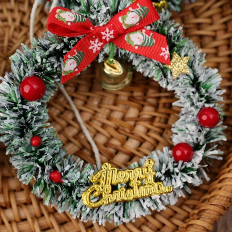 Mini Couronne de Noël Traditionnel Décoration