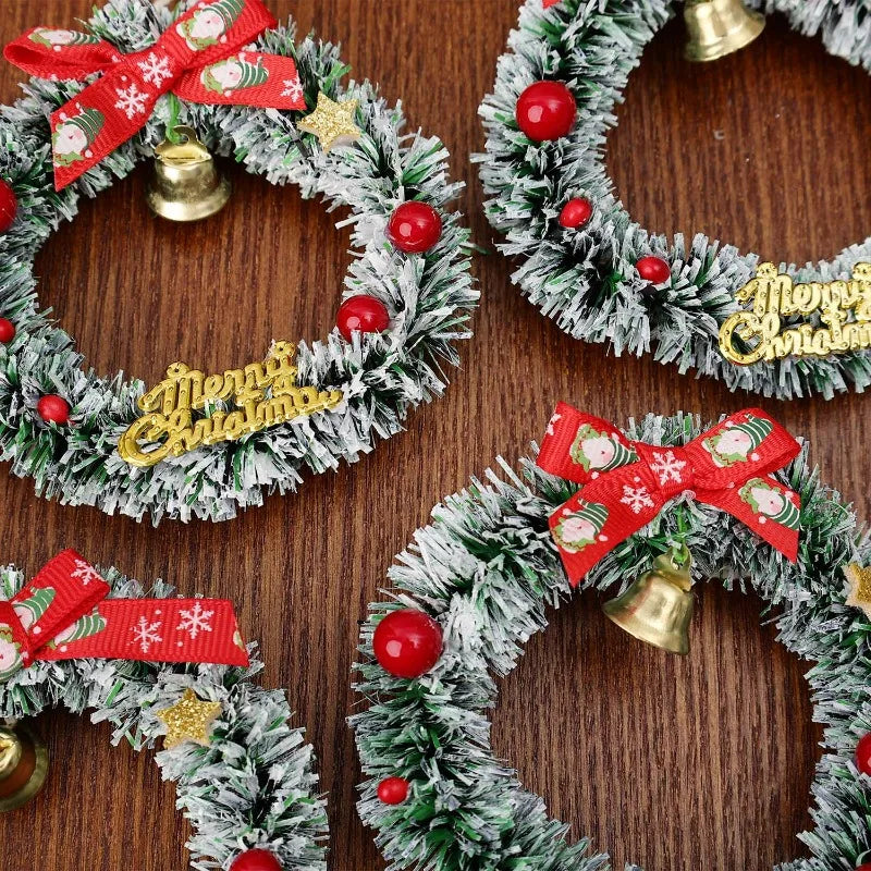 Mini Couronne de Noël Traditionnel Design