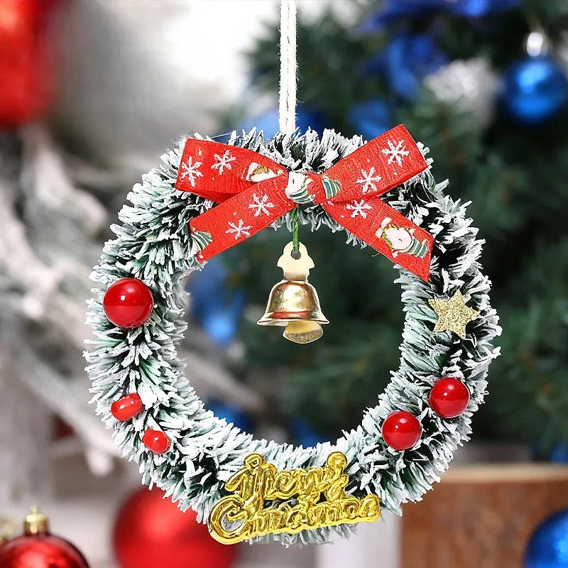 Mini Couronne de Noël Traditionnel Stylé