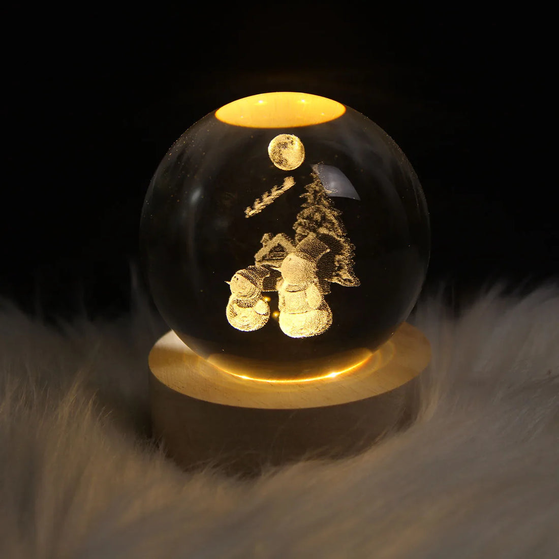 Mini Lampe LED Bonhomme de Neige