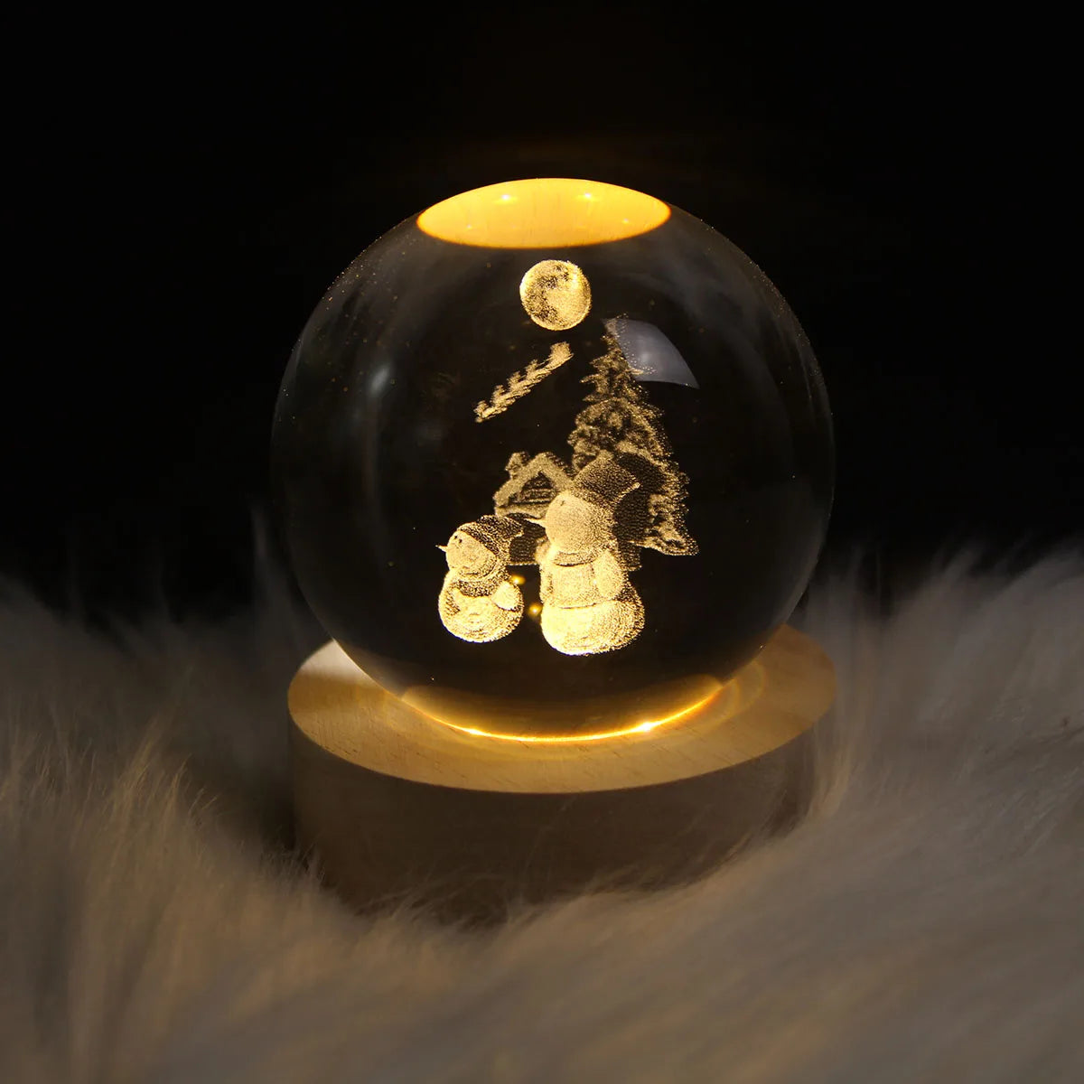 Mini Lampe LED Bonhomme de Neige