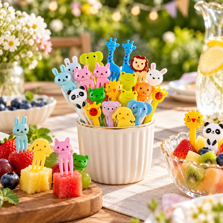 Mini Pics Cocktail Thème Animaux joyeux