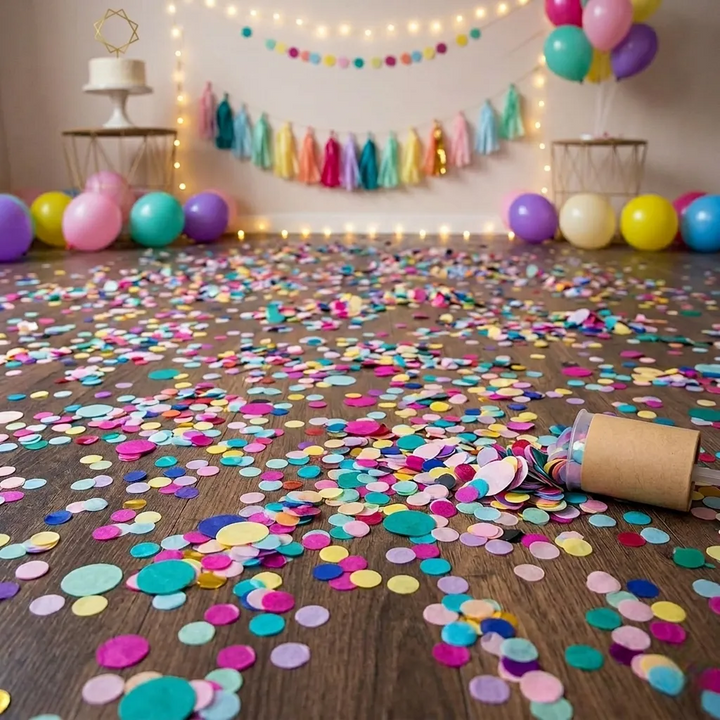 Mini Push Up Confettis Colorés