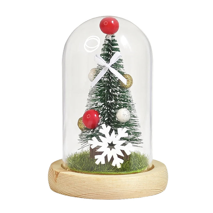 Mini Sapin Artificiel sous Cloche