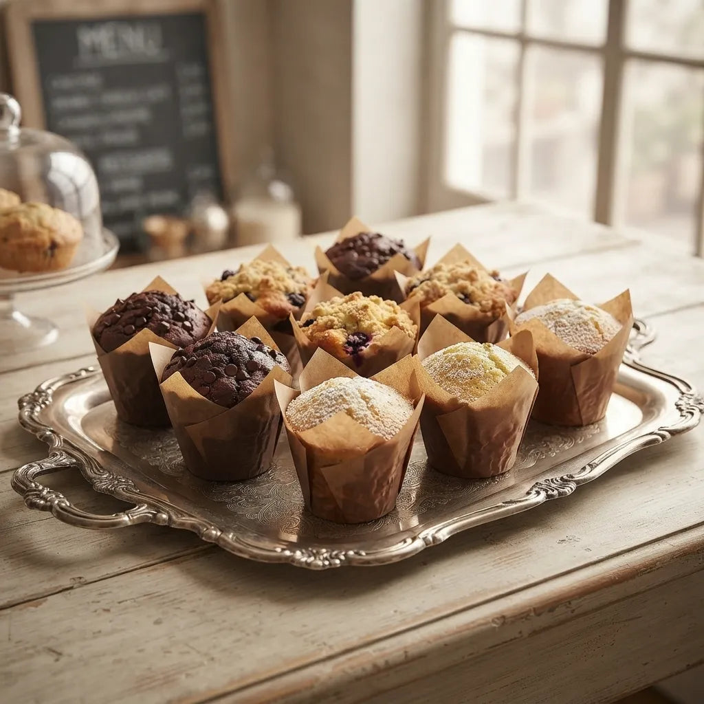 Moule Cuisson Muffin en Papier Résistant