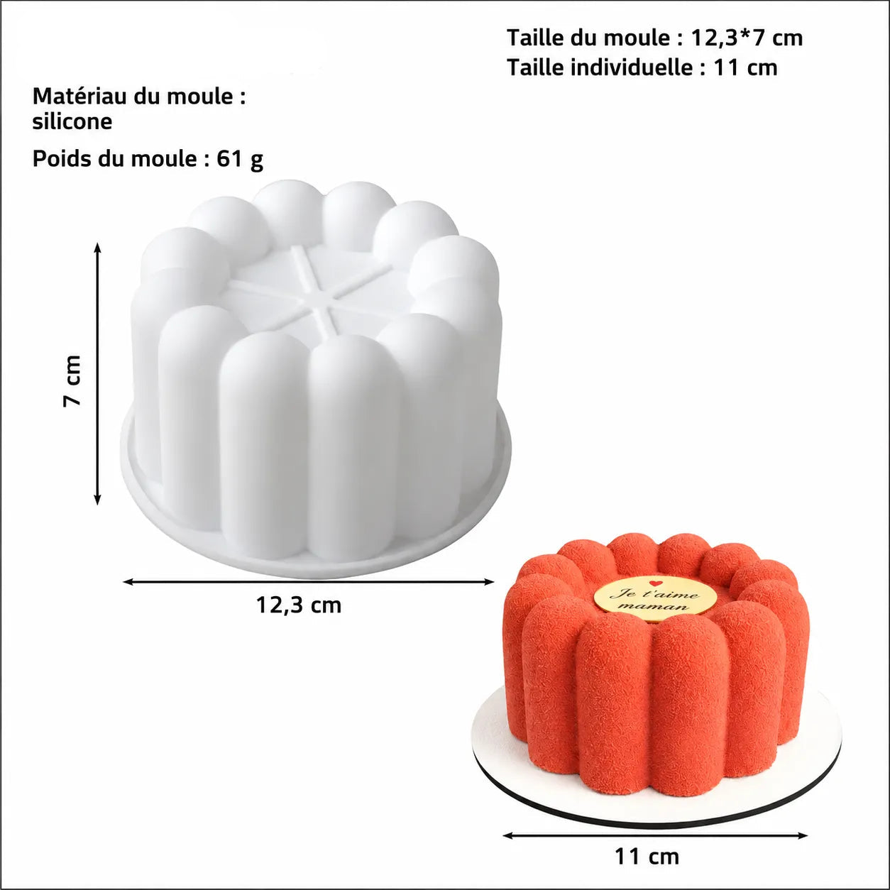 Moule à Gâteau Bento Moderne