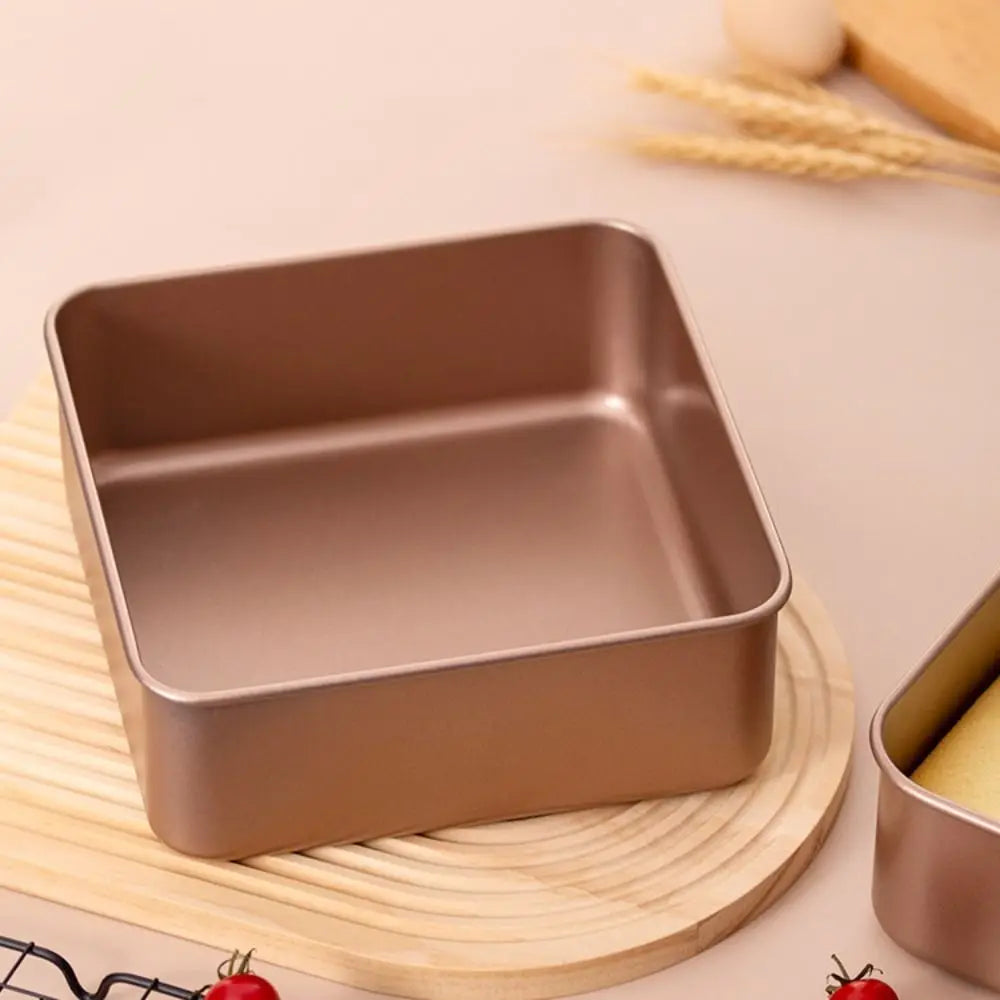 Moule Gâteau Carrée en Acier Minimaliste