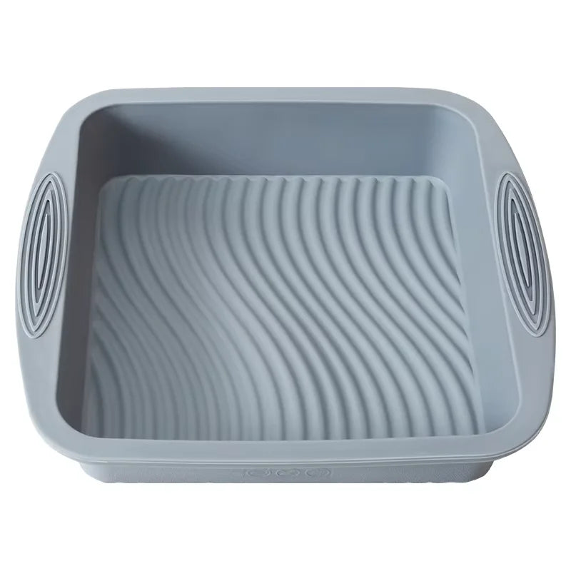 Moule à Gâteau Carré en Silicone Stylé