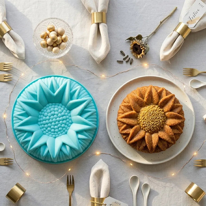 Moule à Gâteau Floral en Silicone