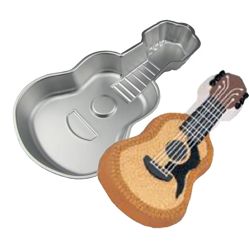 Moule Gâteau Guitare en Alu Minimaliste