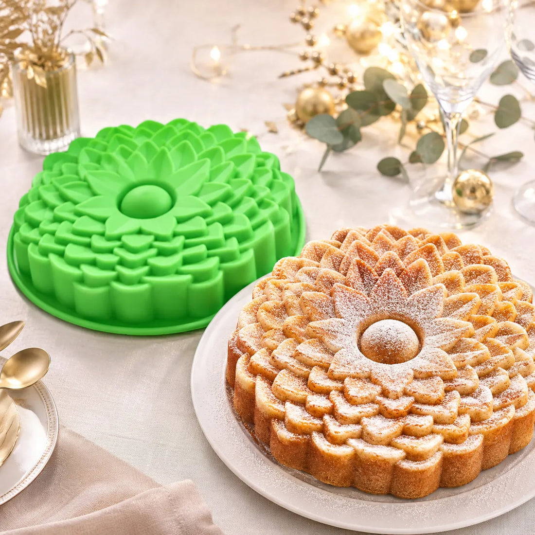 Moule à Gâteau Silicone Fleur