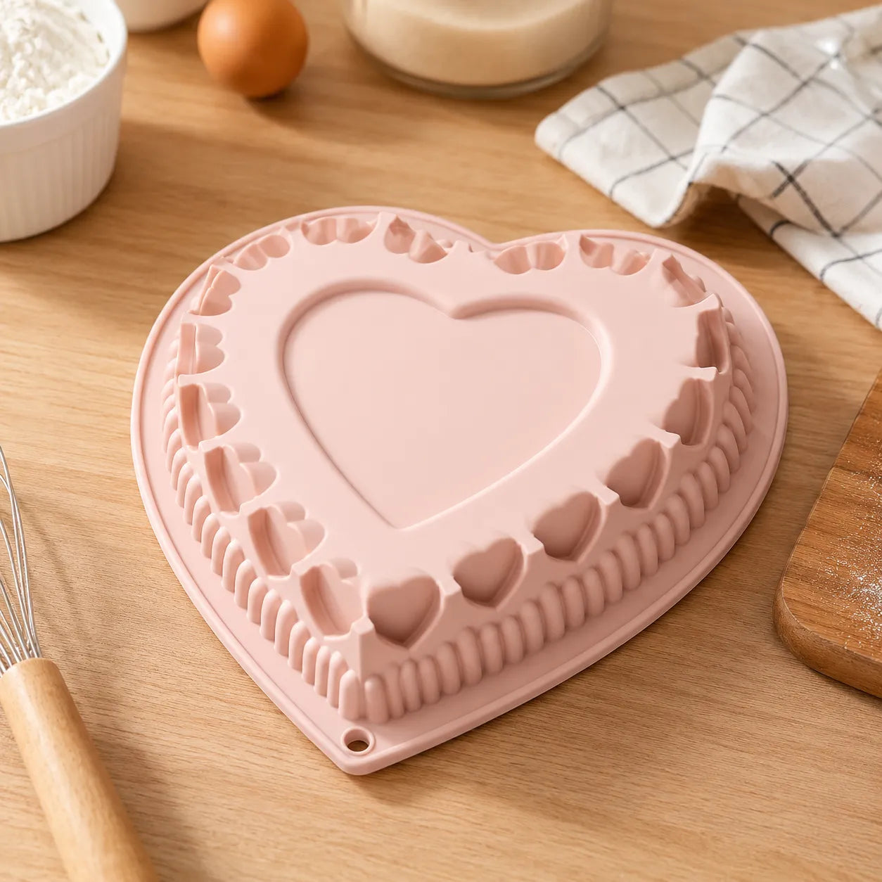 Moule à Gâteau en Forme de Cœur Unique