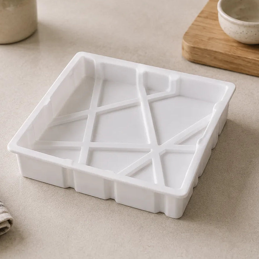 Moule à Gâteau en Silicone Carré Stylé Moderne