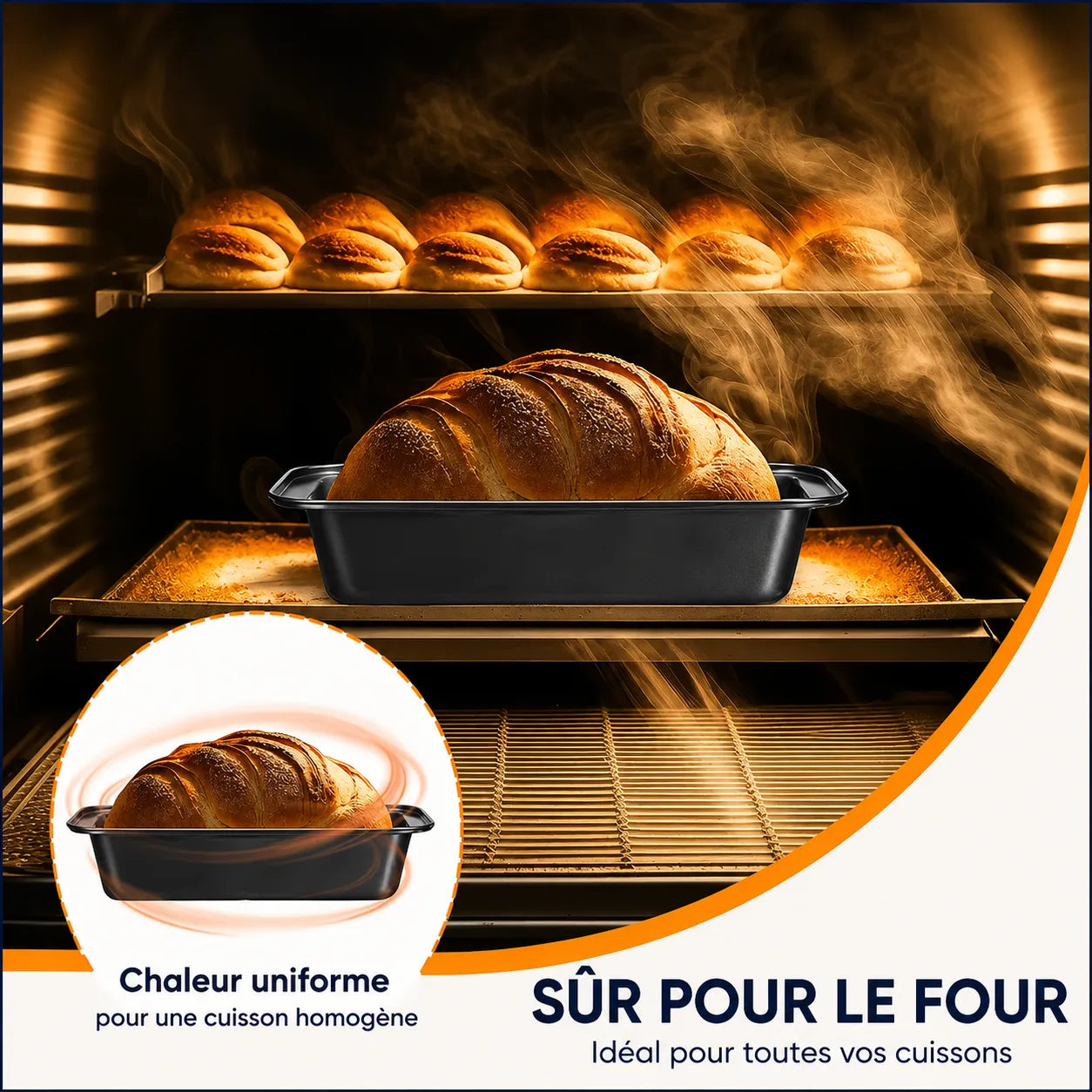 Moule Rectangulaire en Acier au Carbone Uniforme