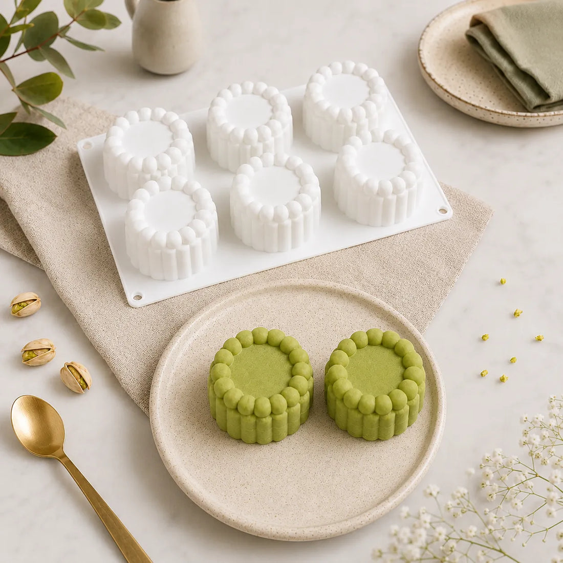 Moule Silicone à Petits Gâteaux