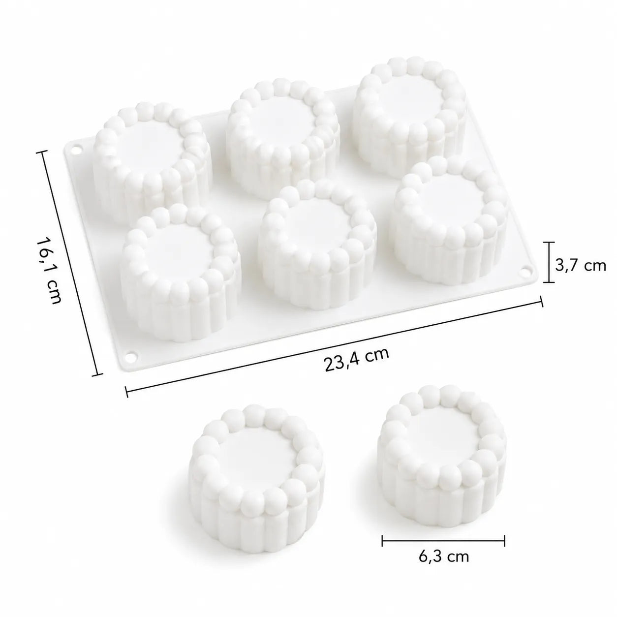 Moule Silicone à Petits Gâteaux Pratique