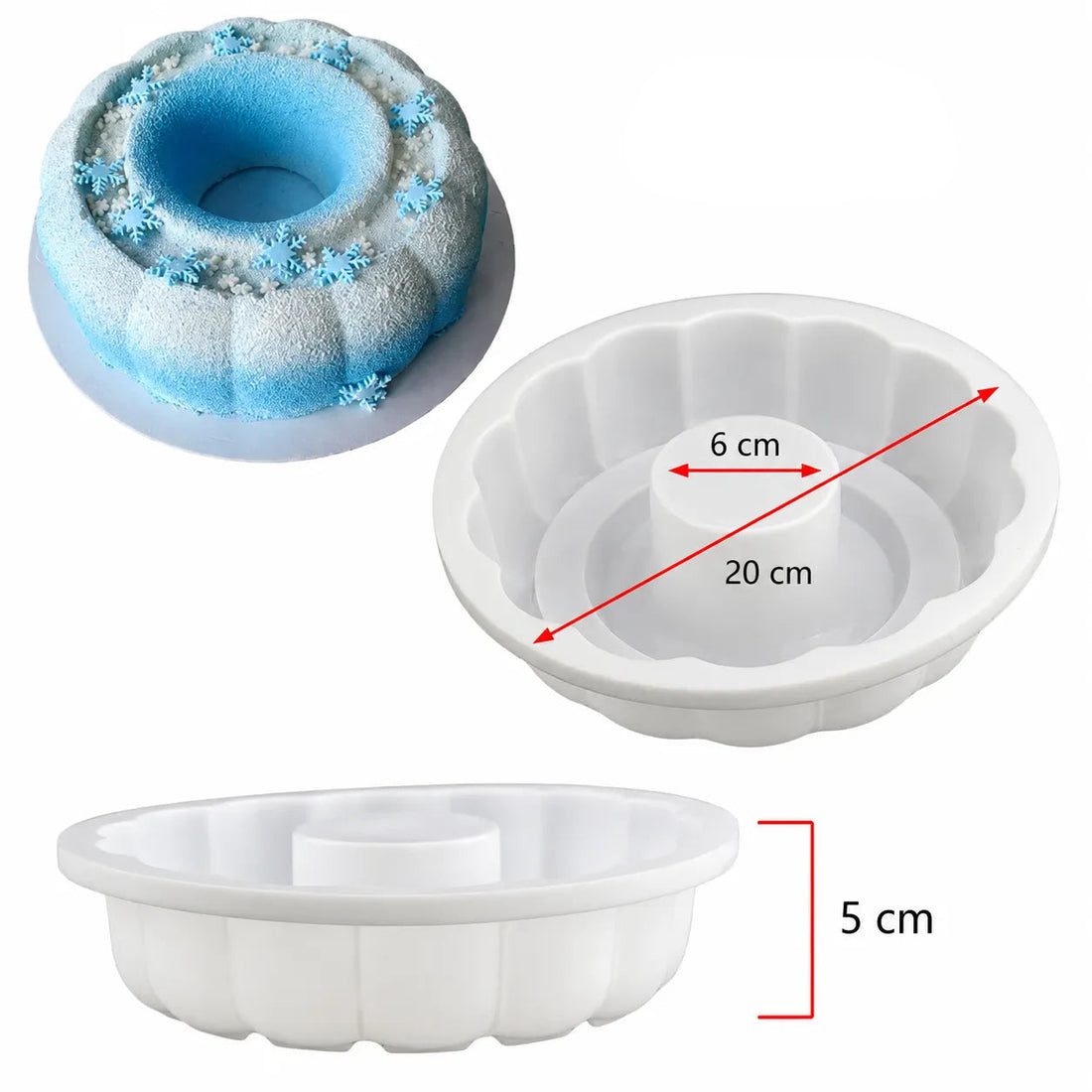Moule en Silicone Résistante Unique