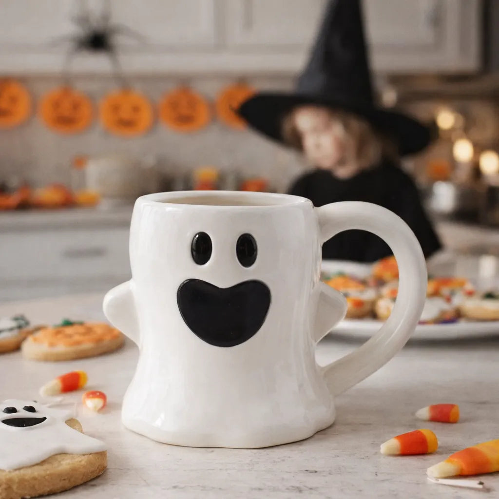 Mug Fantôme Souriant Halloween 
