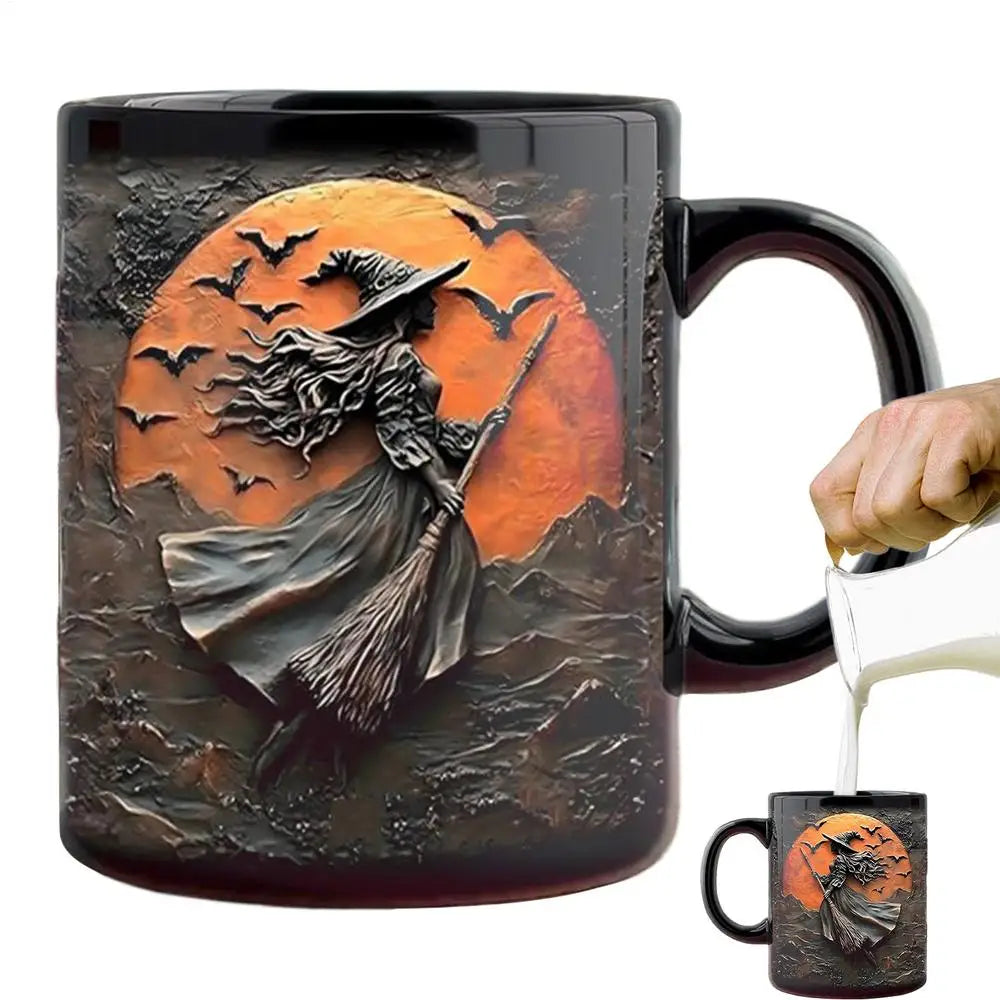 Mug Halloween Sorcière Design Mystérieux