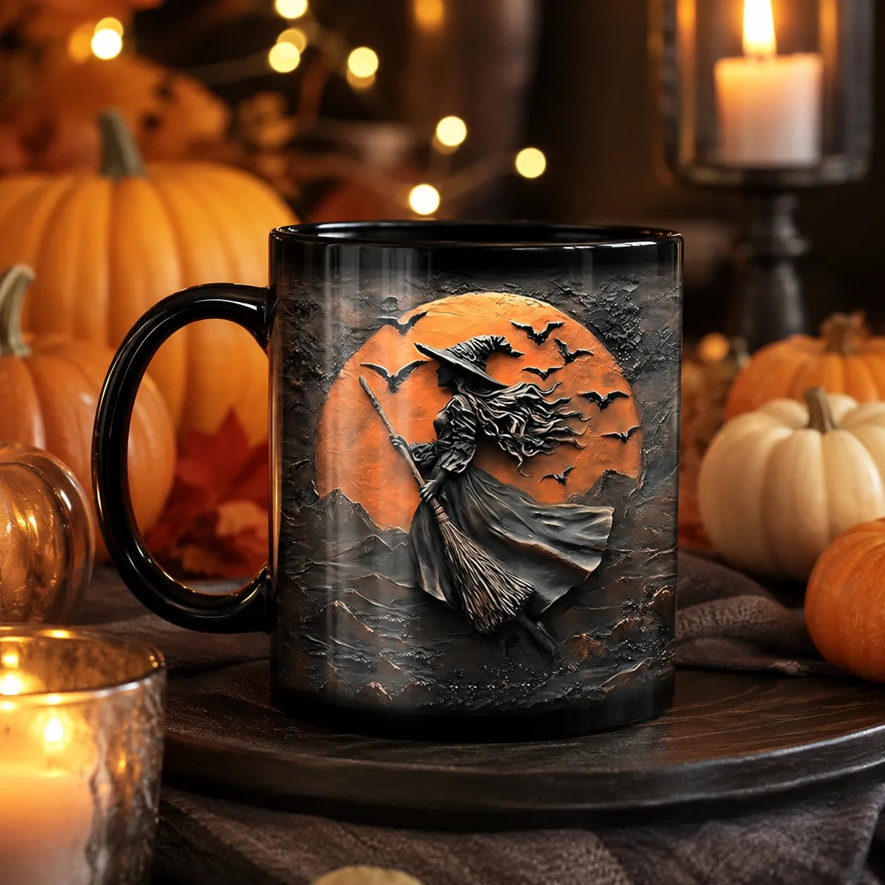 Mug Halloween Sorcière Design stylé