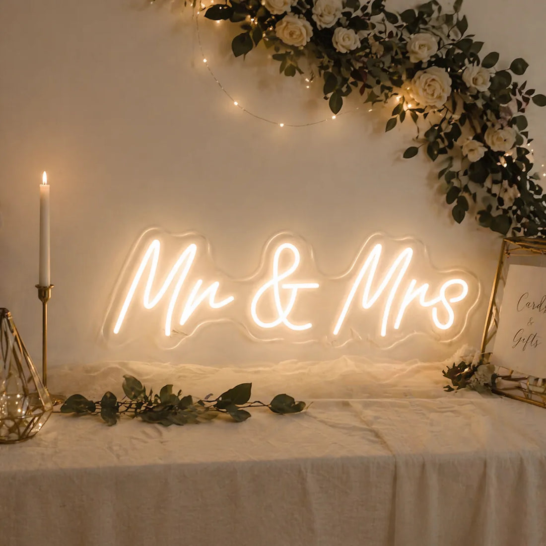 Néon Décoratif Mr & Mrs