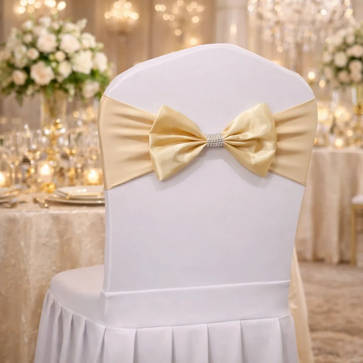 Nœud Papillon Champagne pour Chaise