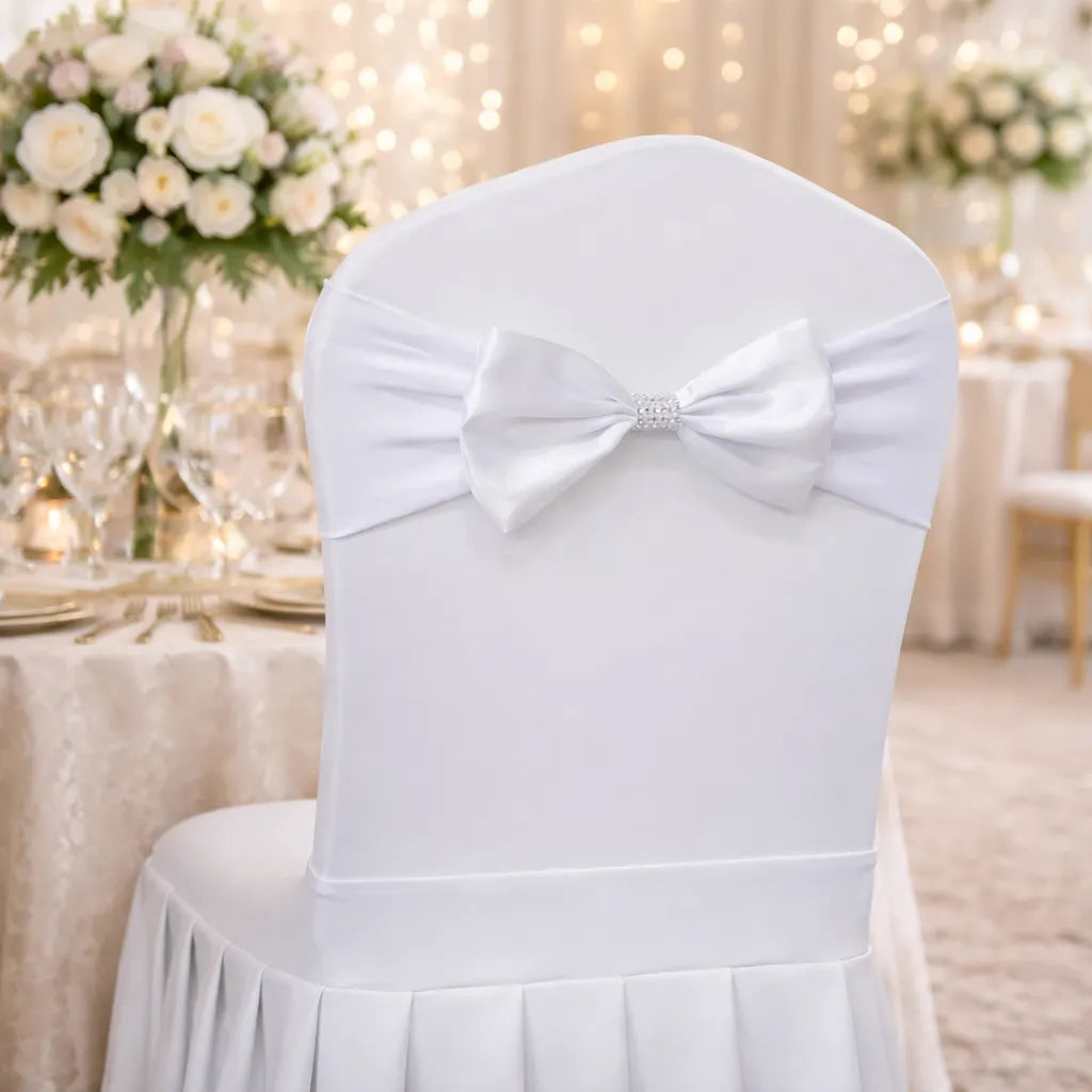 Nœud de Chaise Mariage Blanc