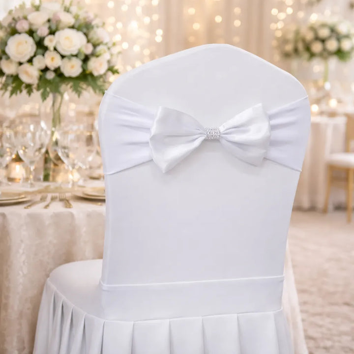 Nœud de Chaise Mariage Blanc