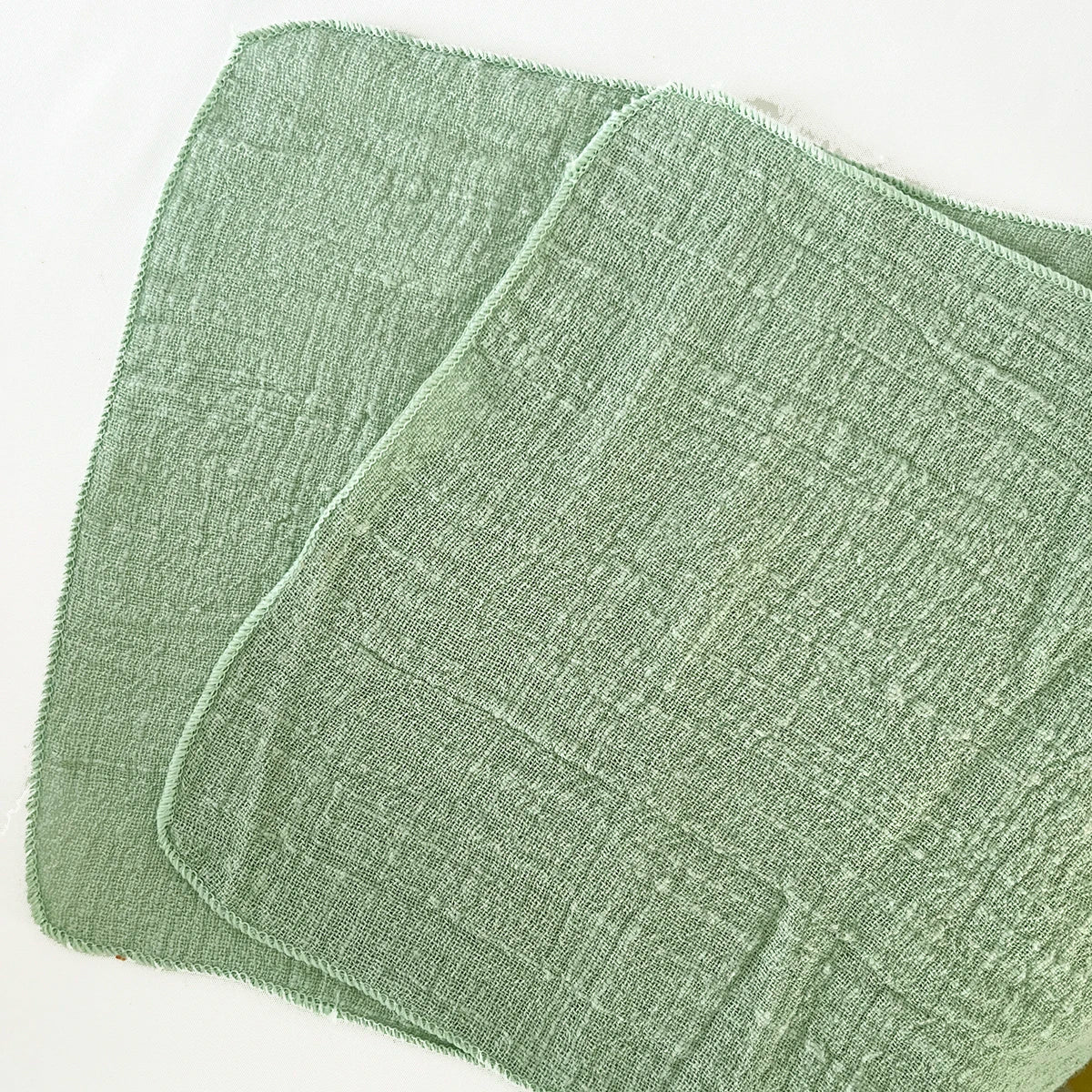 Nœud de Chaise Mariage Vert Sauge en Coton Chic