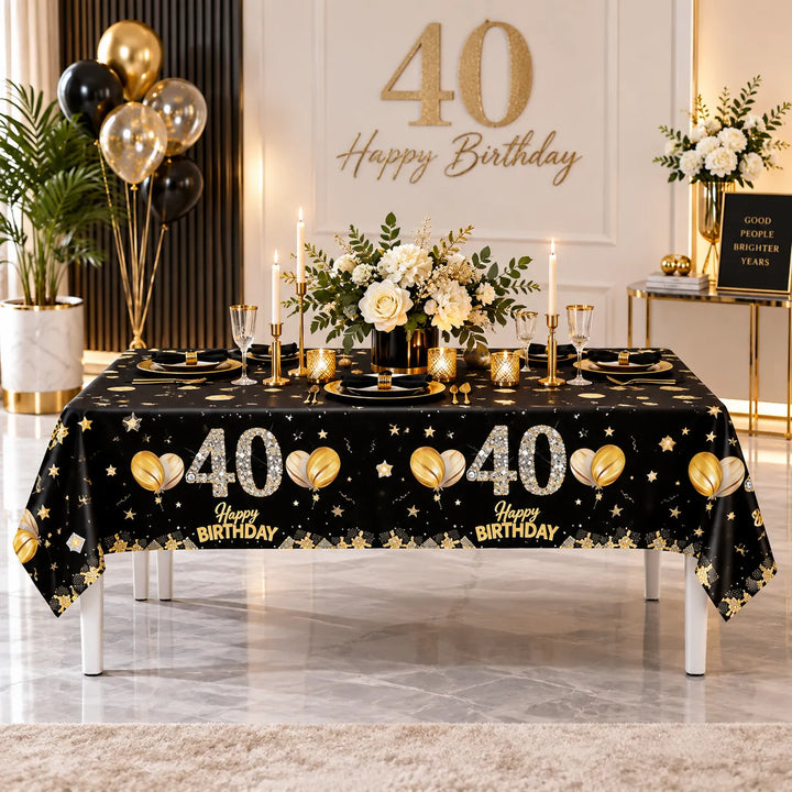 Nappe Anniversaire 40 ans