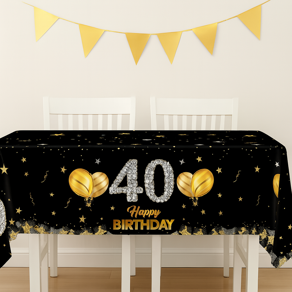 Nappe Anniversaire 40 ans