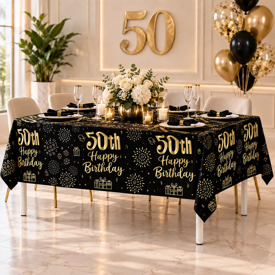 Nappe Anniversaire 50th