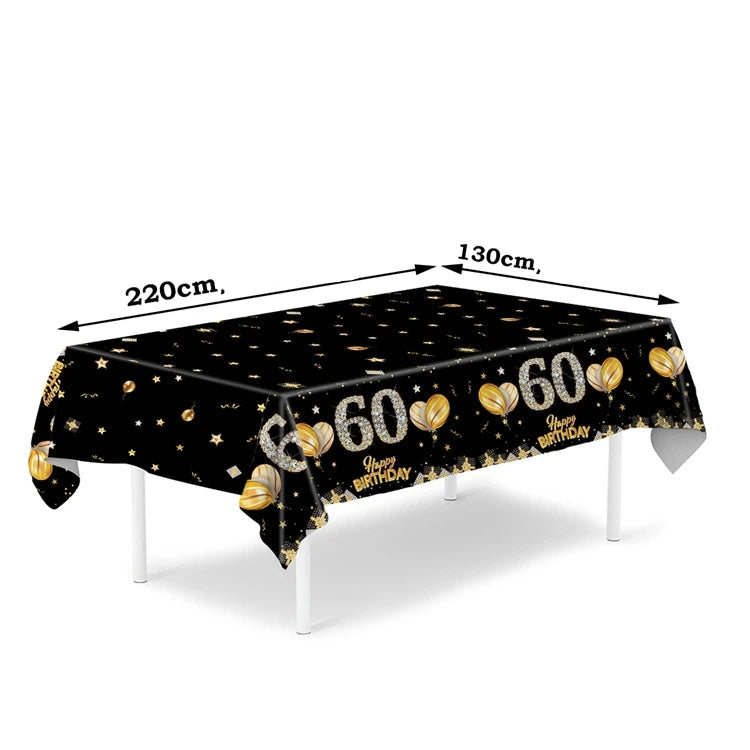 Nappe Anniversaire 60 ans Classique