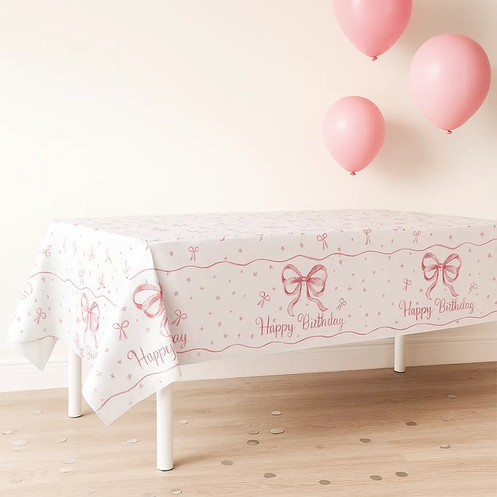 Nappe Anniversaire Birthday à Nœuds