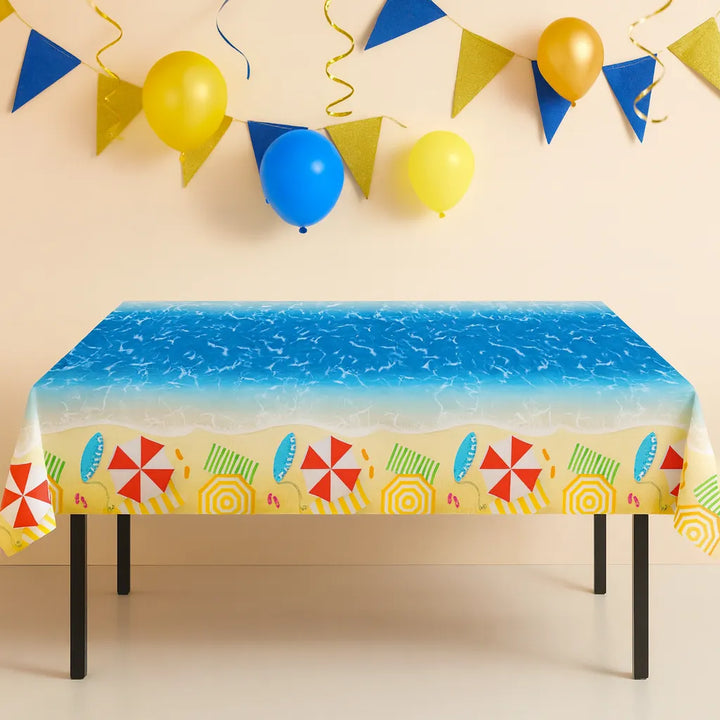 Nappe Anniversaire Design Plage