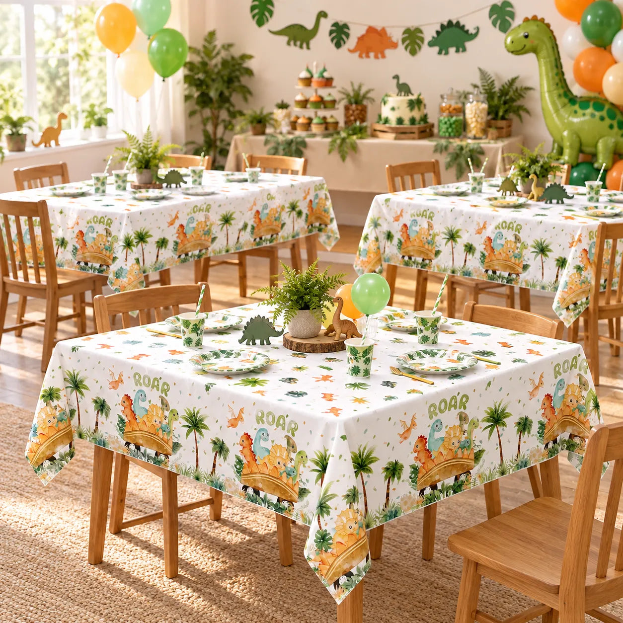 Nappe Anniversaire Dinosaure Mignon