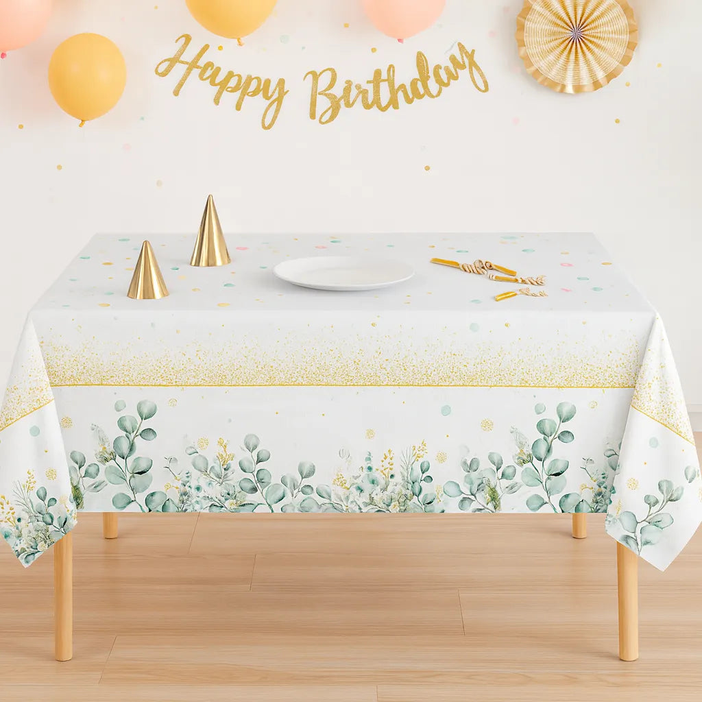 Nappe Anniversaire Eucalyptus