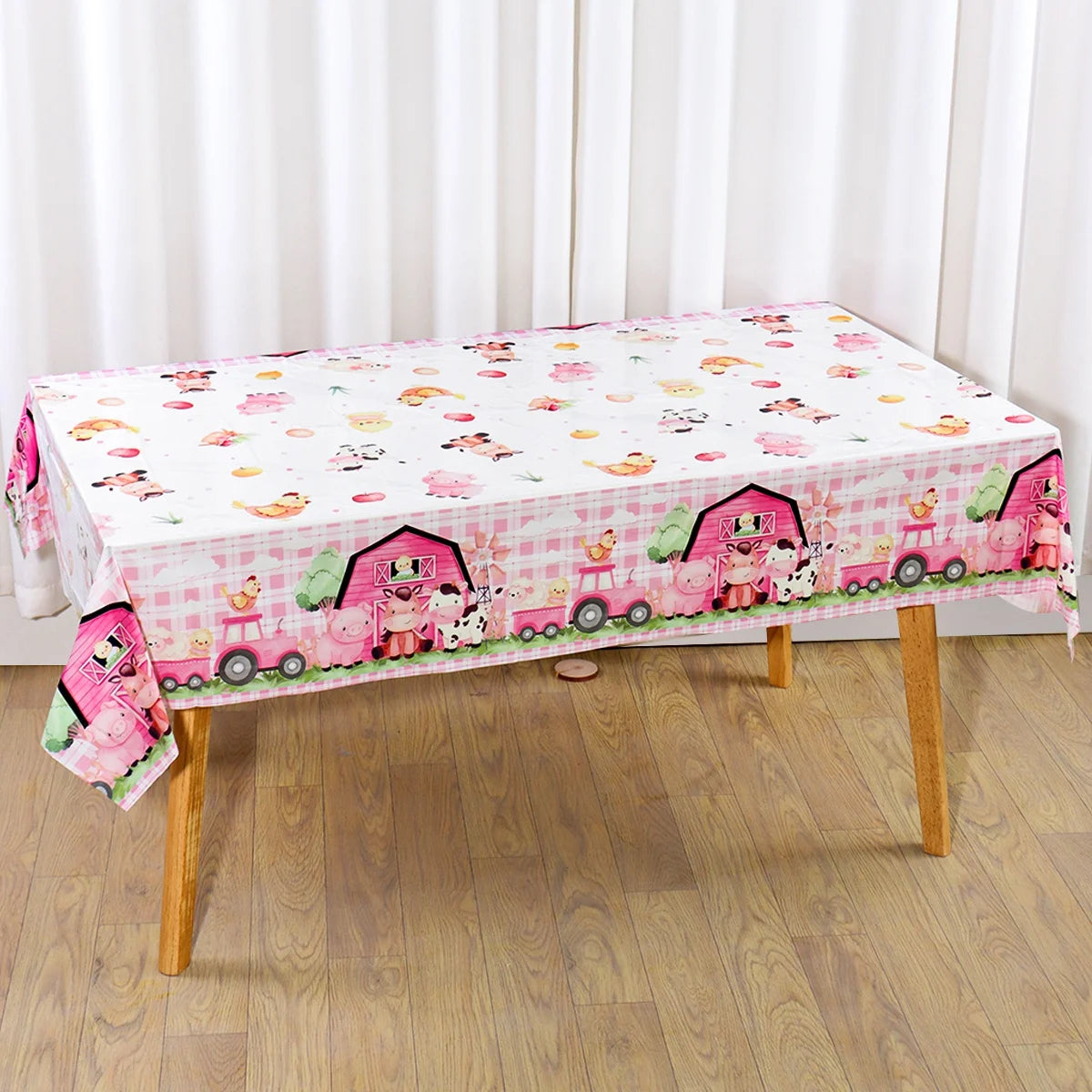 Nappe Anniversaire Ferme Jolie